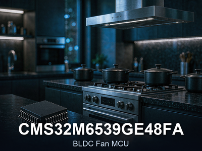 油烟机三相 BLDC 主风机选主控 CMS32M6539GE48FA 的三个集成点